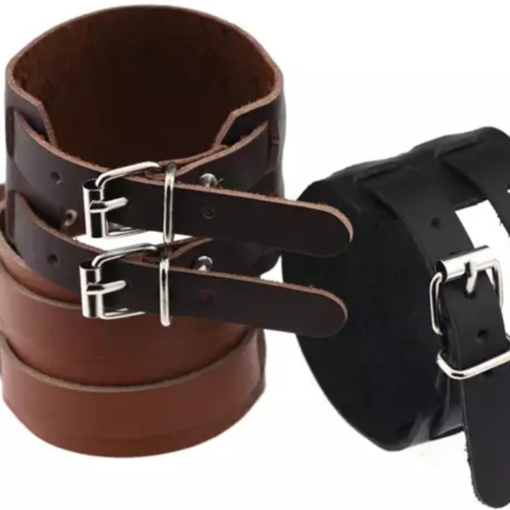 Leather band bracelet